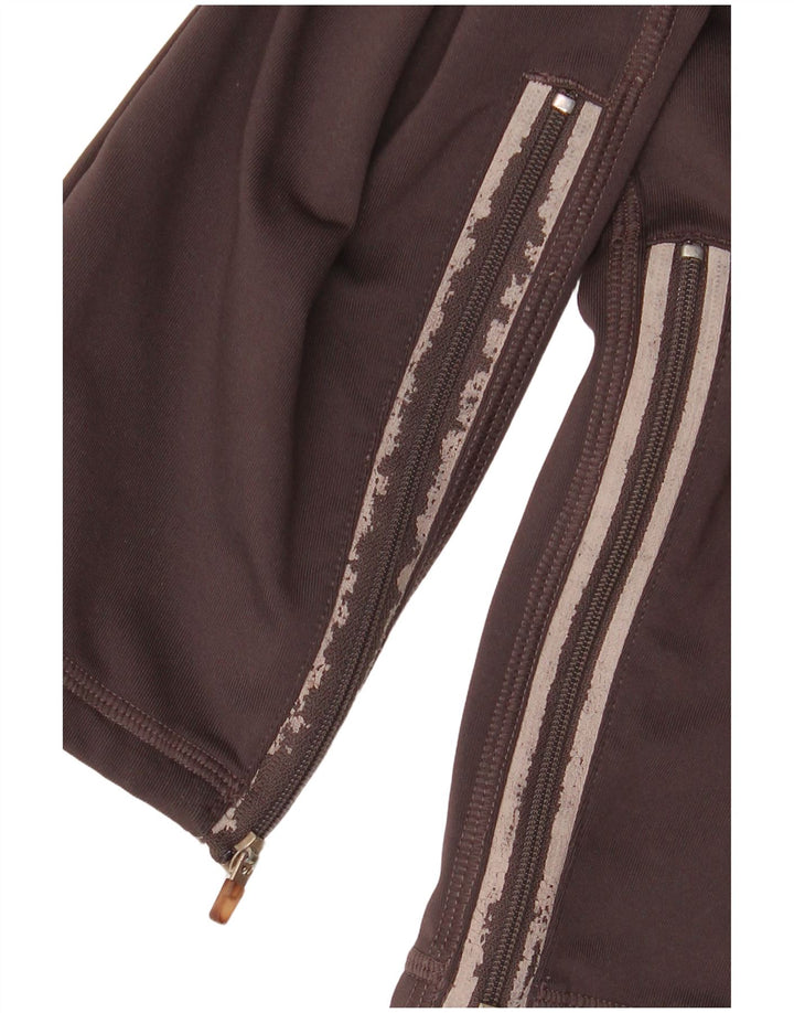 Legginsy damskie Reebok UK 16, duże, brązowe, poliestrowe