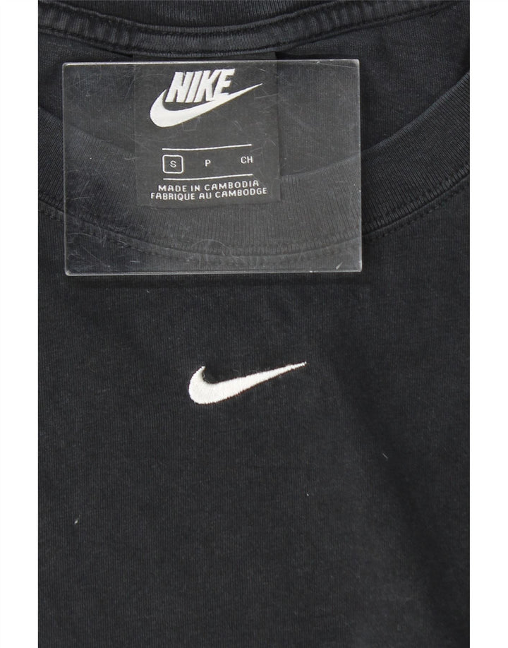 NIKE Mens T-Shirt Top Small Black Vintage Nike and Second-Hand Nike from Messina Hembry 