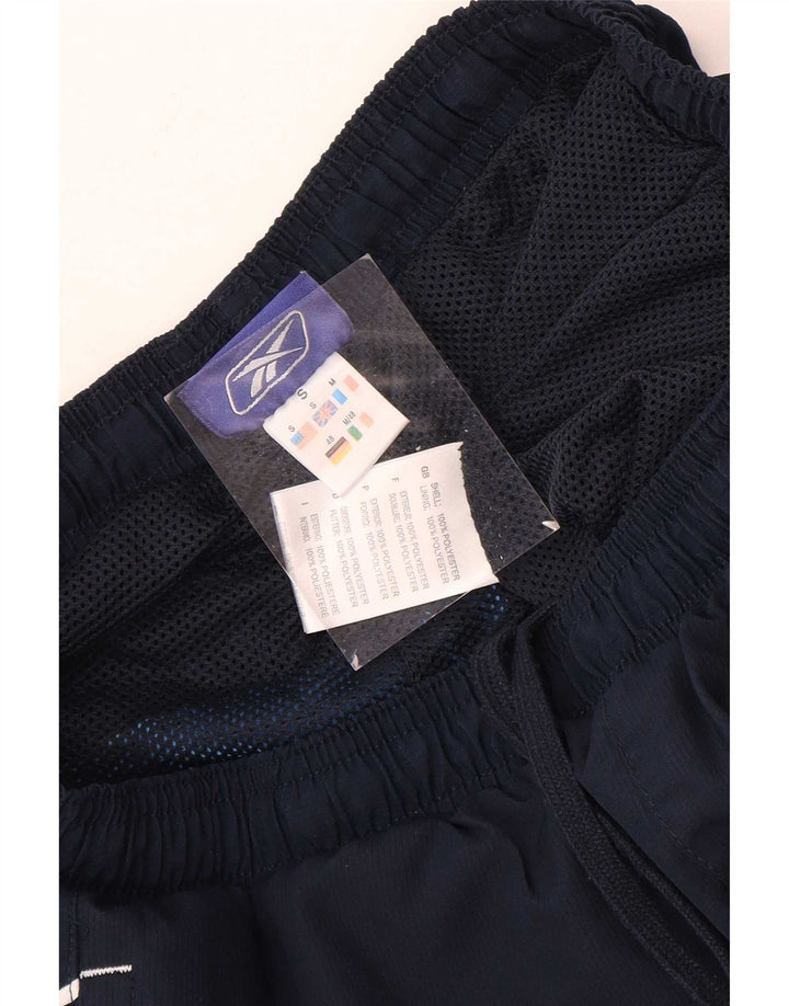 Męskie spodnie dresowe Reebok Capri, małe, granatowe, z poliestru