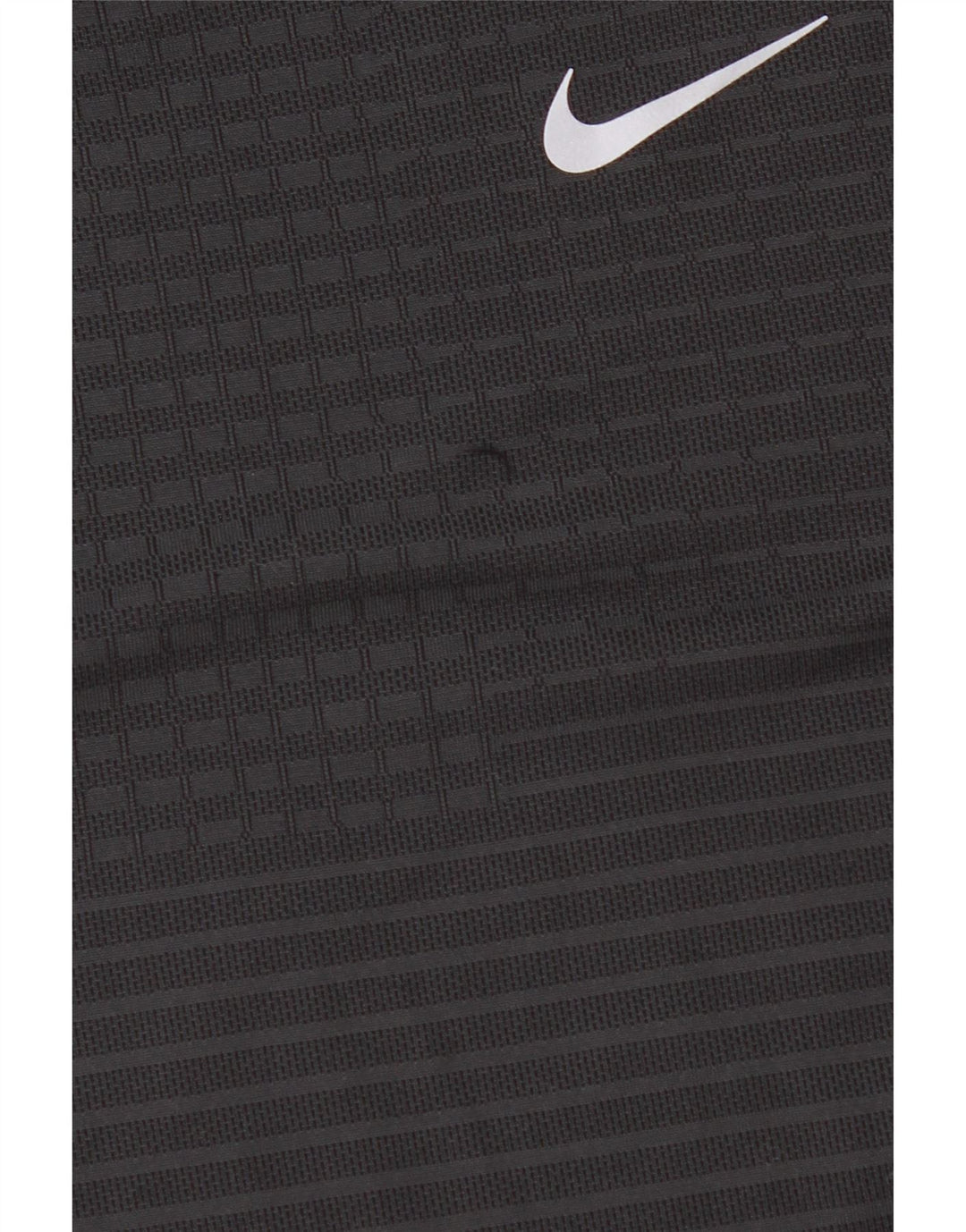 Męska koszulka Nike Dri Fit Top w kolorze średnioszarym w prążki