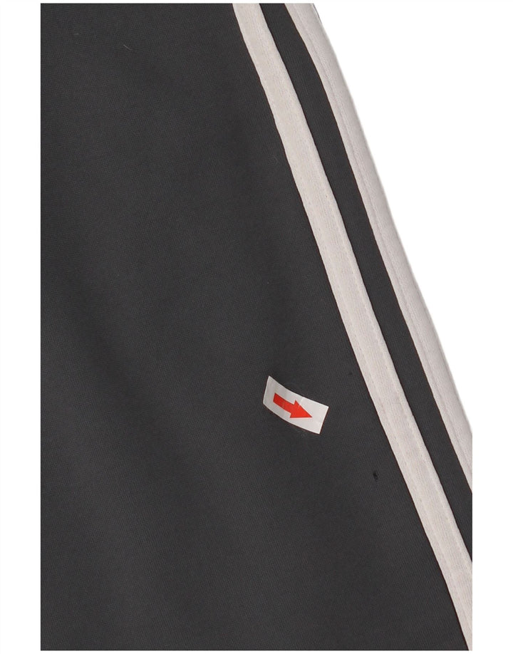 Damskie spodnie dresowe Adidas UK 16, duże, szare, poliestrowe
