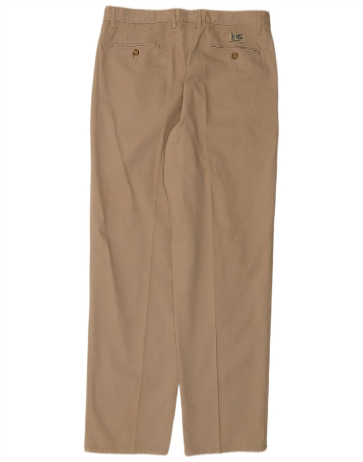 Męskie spodnie Chino Stefanel IT 50 Large W36 L33 Beżowa bawełna