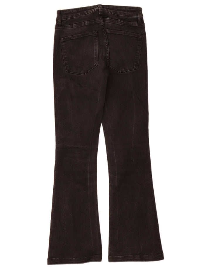 Damskie jeansy rozkloszowane Zara EU 34 2XS W24 L28 Czarne