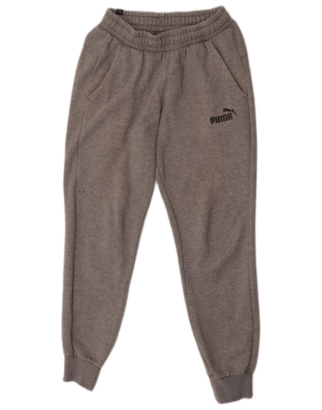 Męskie spodnie dresowe Puma Joggers Small Szare plamki bawełniane