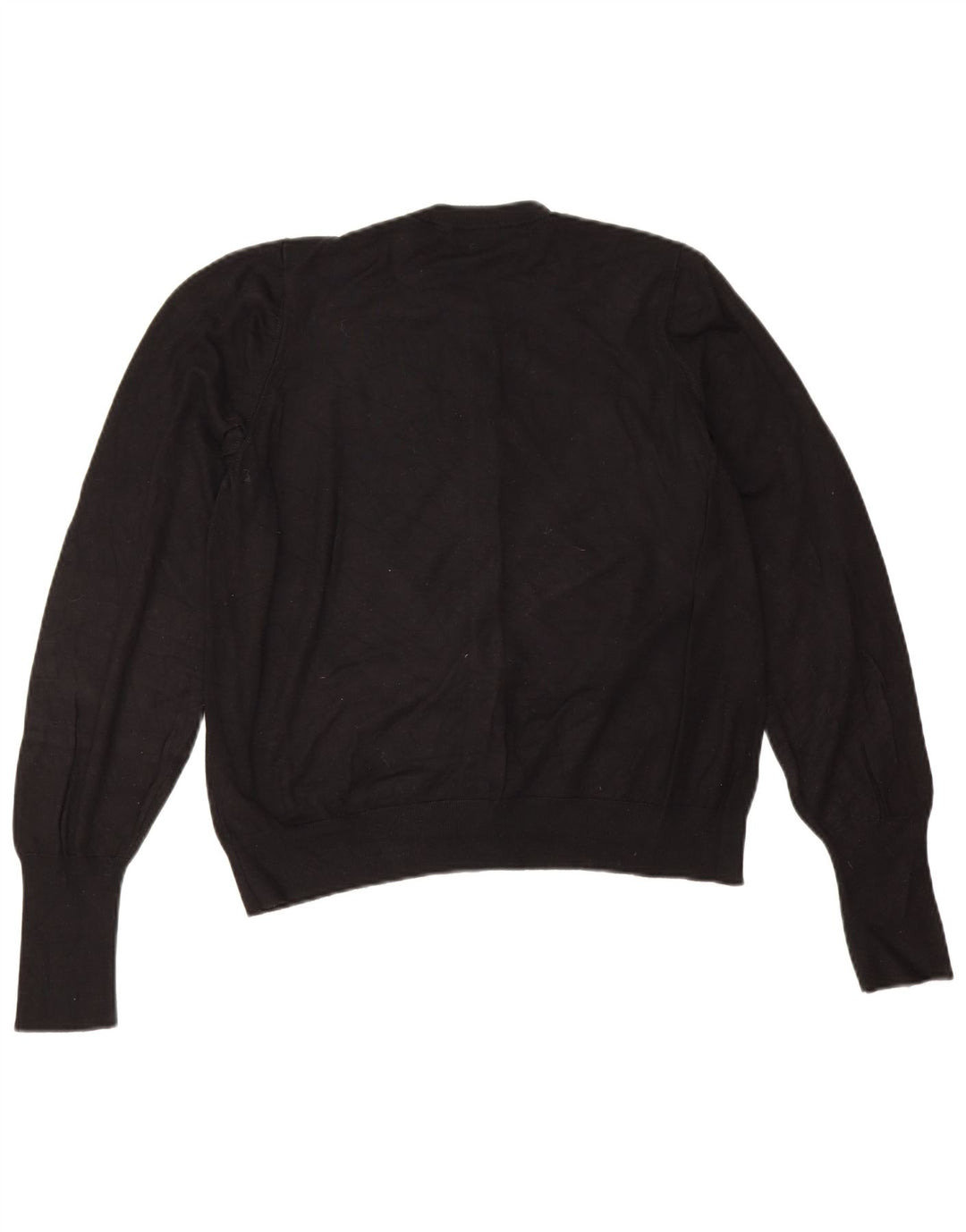Marks & Spencer Damski sweter kardigan UK 16, duża, czarna wiskoza