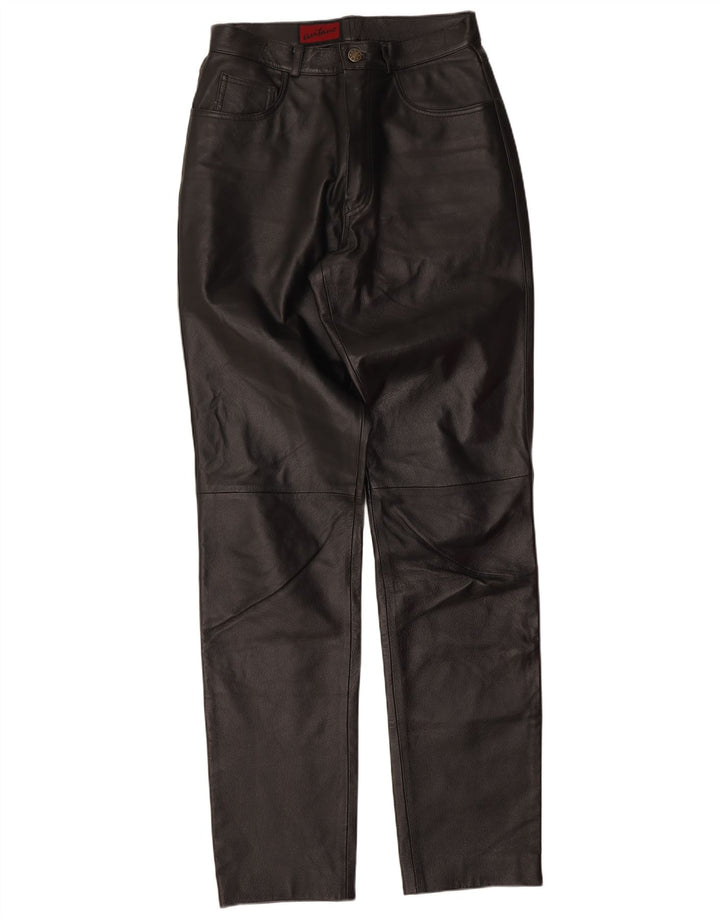Spodnie damskie Avitano Slim skórzane EU 38 Medium W26 L33 czarne