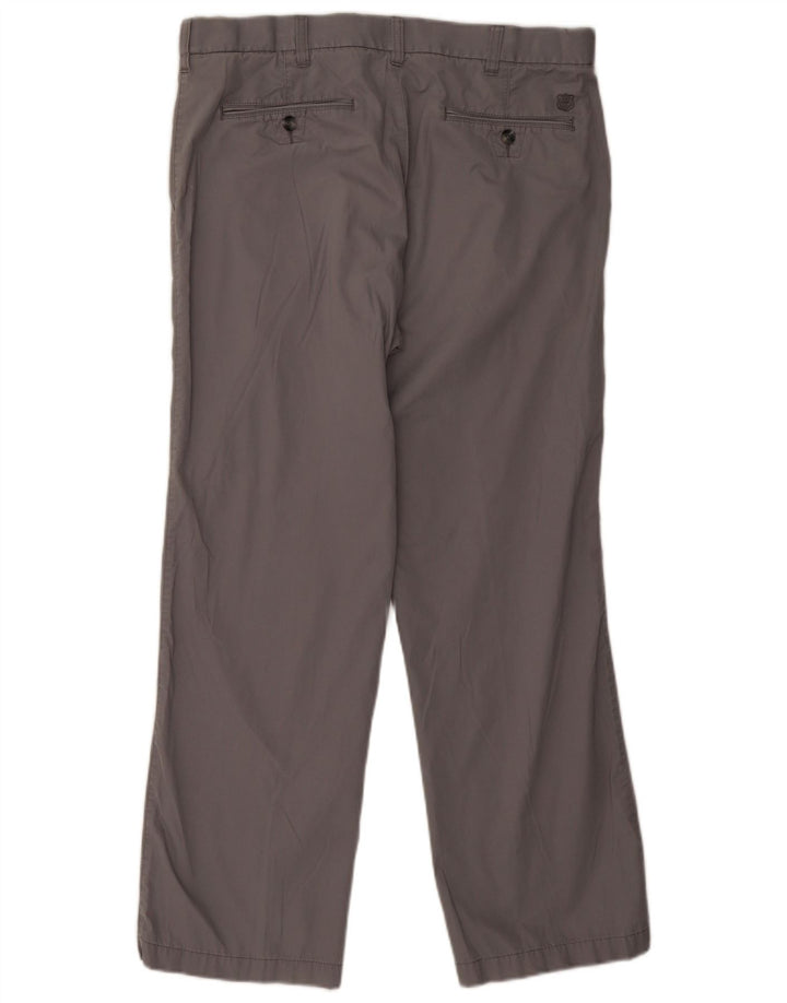 Męskie spodnie chino Marks & Spencer Blue Harbor Straight W36 L29 szare