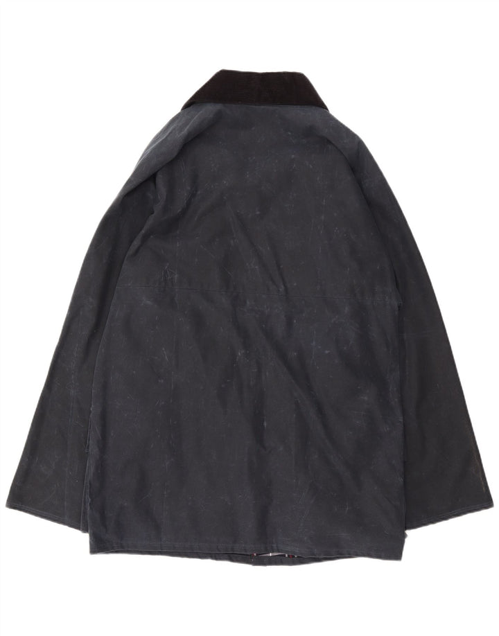 Woskowana kurtka męska Oxford Blue EU 48/50 Średni granatowy nakrapiany