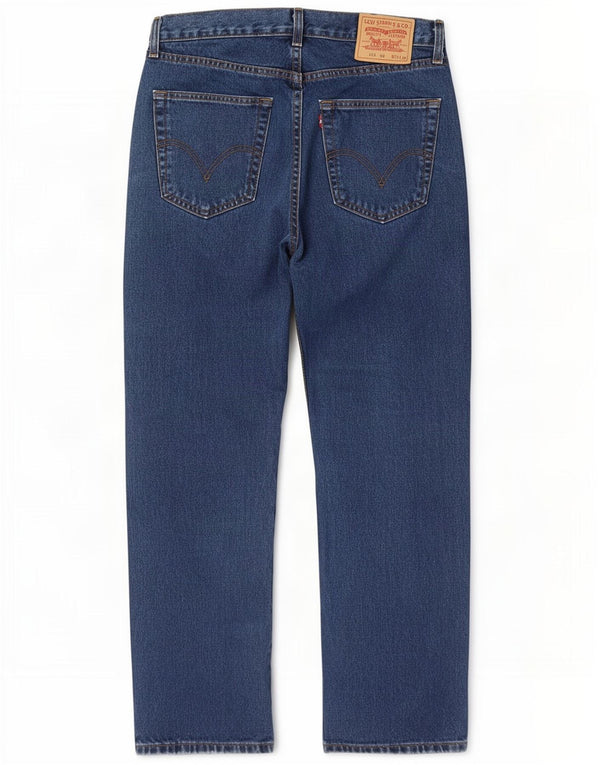 Męskie dżinsy Levi's 753 Straight W32 L30 Granatowa bawełna