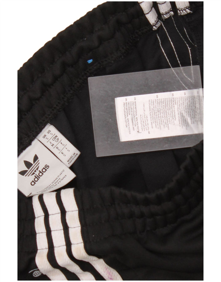 Męskie spodnie dresowe ADIDAS, małe, czarne, poliestrowe