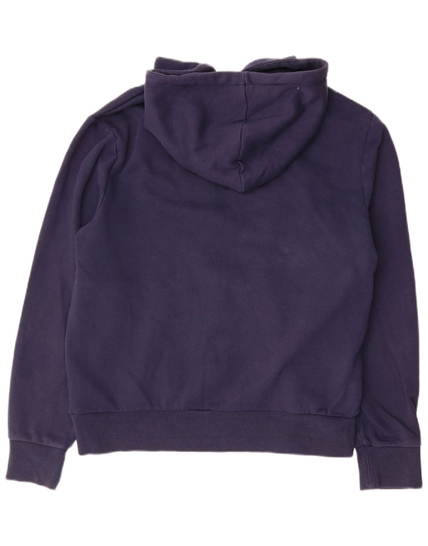 Damski sweter Michael Kors z grafiką i zamkiem błyskawicznym UK 16, duży, granatowy, bawełniany