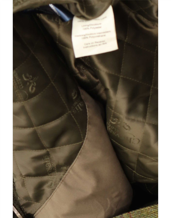 Męska kurtka użytkowa Chrysalis UK 44 2XL Khaki, wełna w kratę