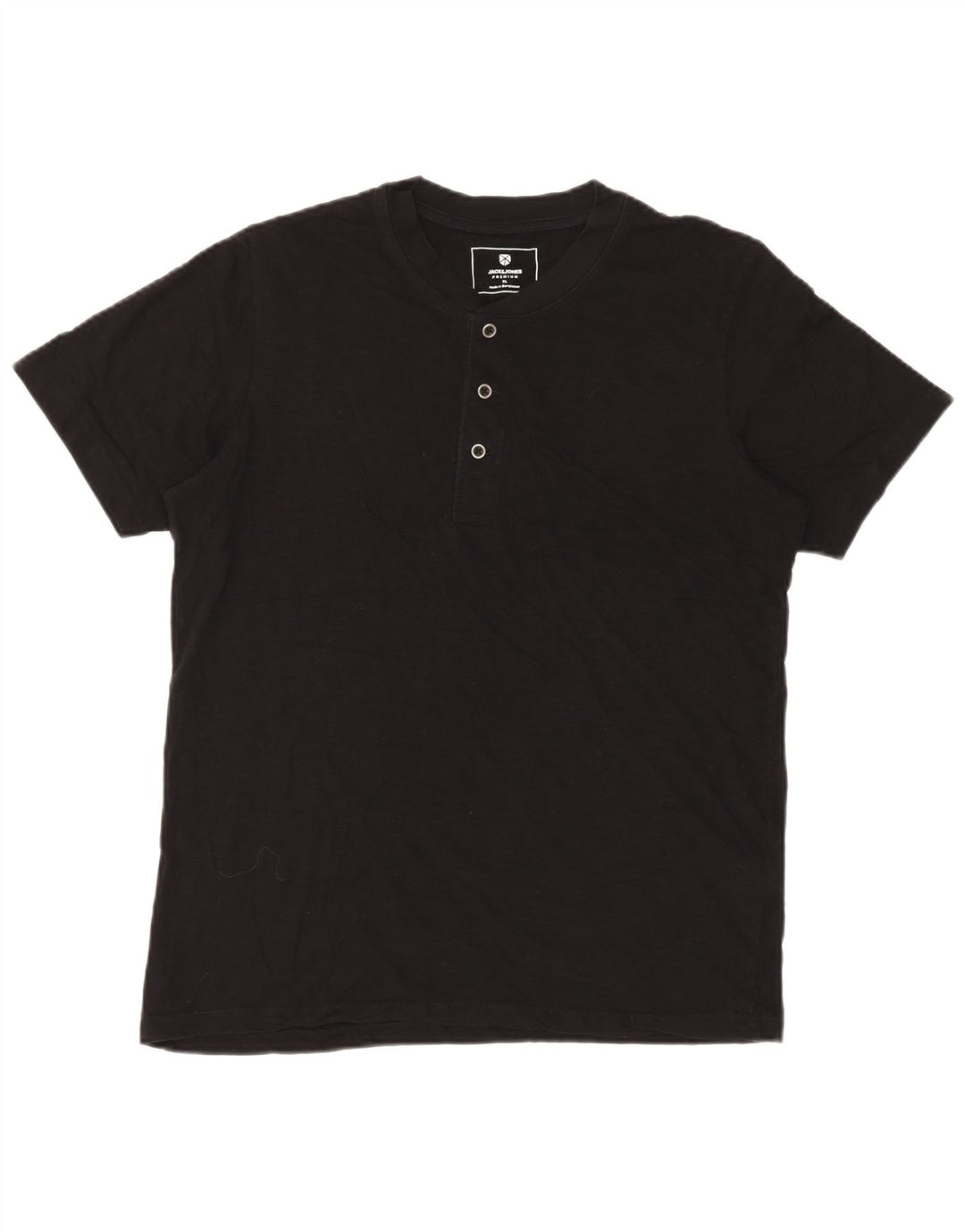 T-shirt męski JACK & JONES, XL, czarny, bawełniany