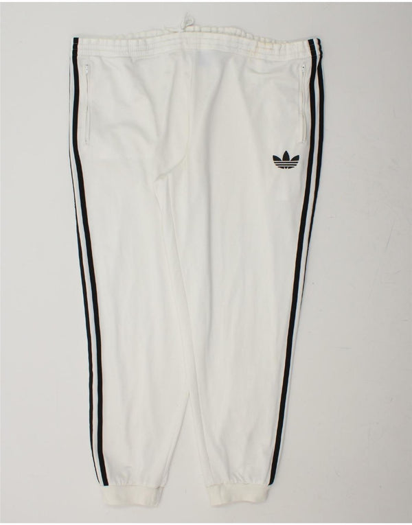 Męskie spodnie dresowe ADIDAS Joggers XL Biały poliester