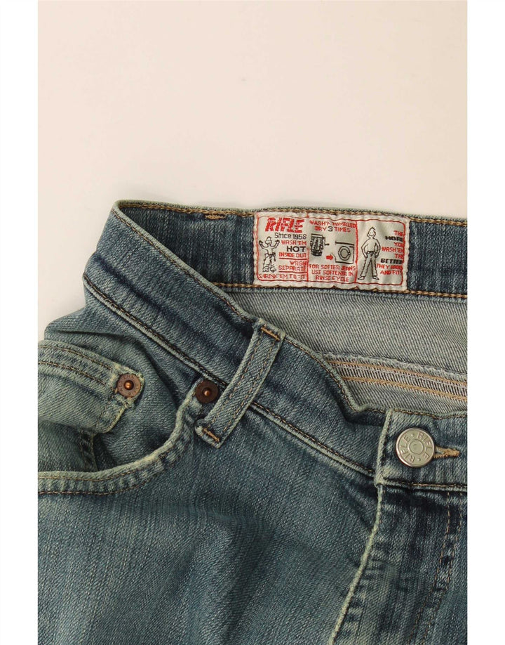 Damskie jeansy Rifle Straight W32 L32 Niebieskie