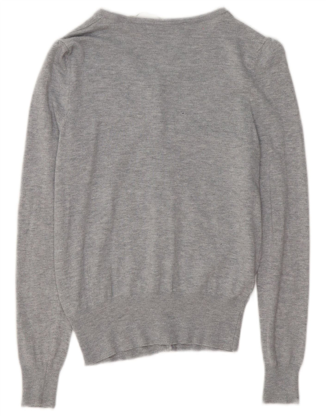 Marks & Spencer Damski sweter rozpinany UK 8 Small, szara, nakrapiana wiskoza