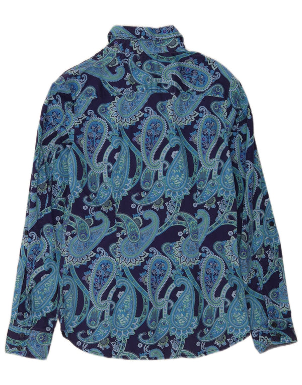 Damska koszula Tommy Hilfiger Classic Fit UK 10 Small Blue Paisley Modern