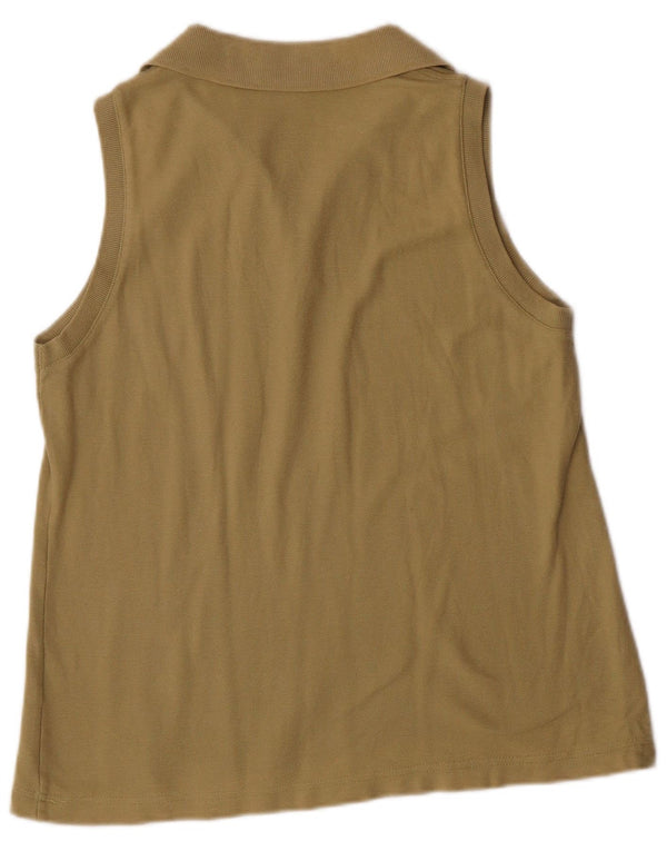 Damska koszulka polo bez rękawów FILA IT 48 XL Khaki