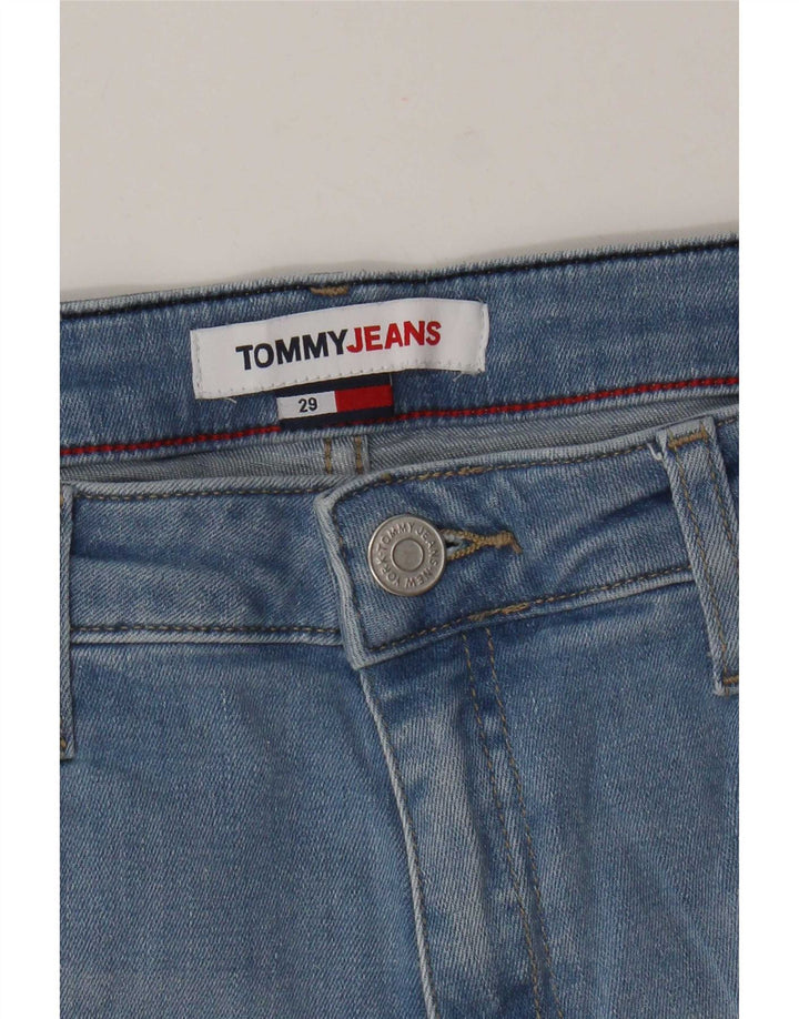 Damskie spodenki jeansowe Tommy Hilfiger W29 średni niebieski