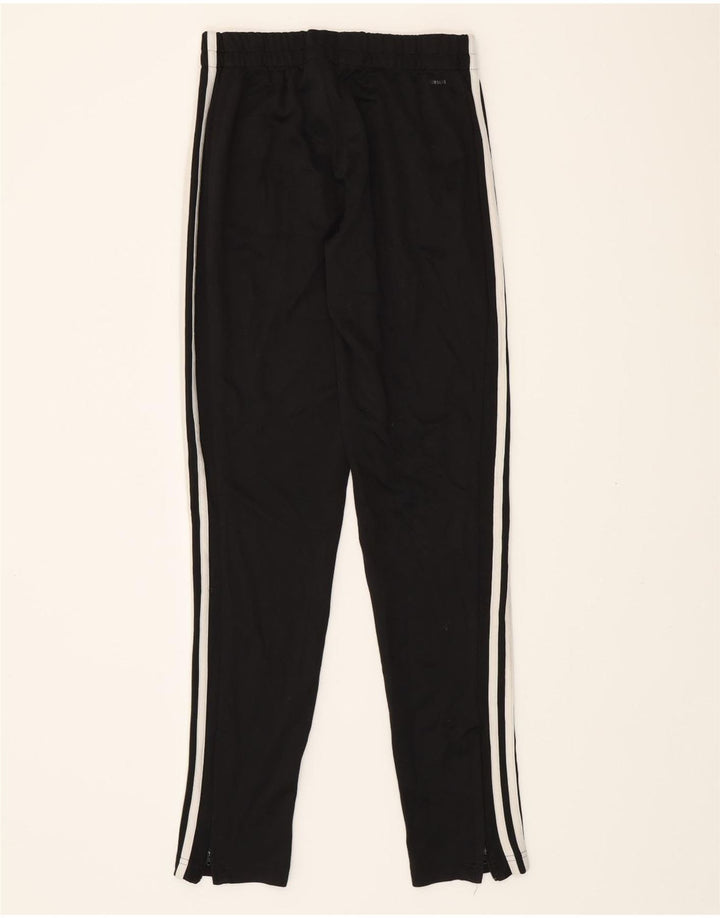ADIDAS Womens Tracksuit Trousers UK 8/10 Small  Black Polyester Vintage Adidas and Second-Hand Adidas from Messina Hembry 
