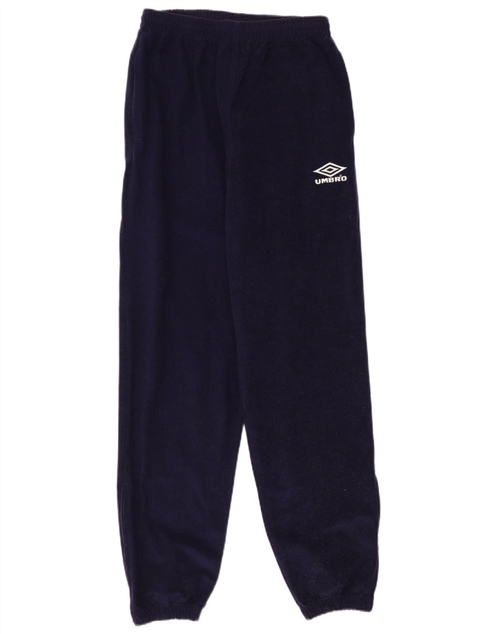 UMBRO Męskie welurowe spodnie dresowe Joggers Medium Granatowe