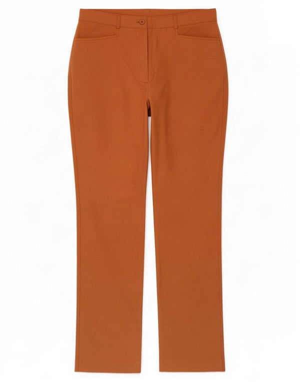 Spodnie damskie New Penny Straight Casual UK 12 Medium W28 L32 Brown