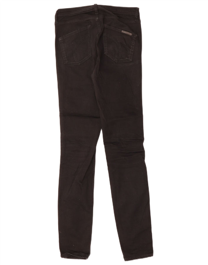 Damskie jeansy skinny CALVIN KLEIN W26 L30 czarne