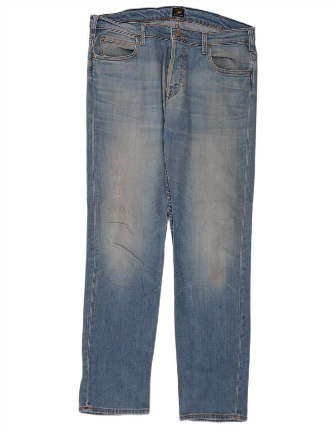Damskie jeansy Lee Straight W34 L31 Niebieskie