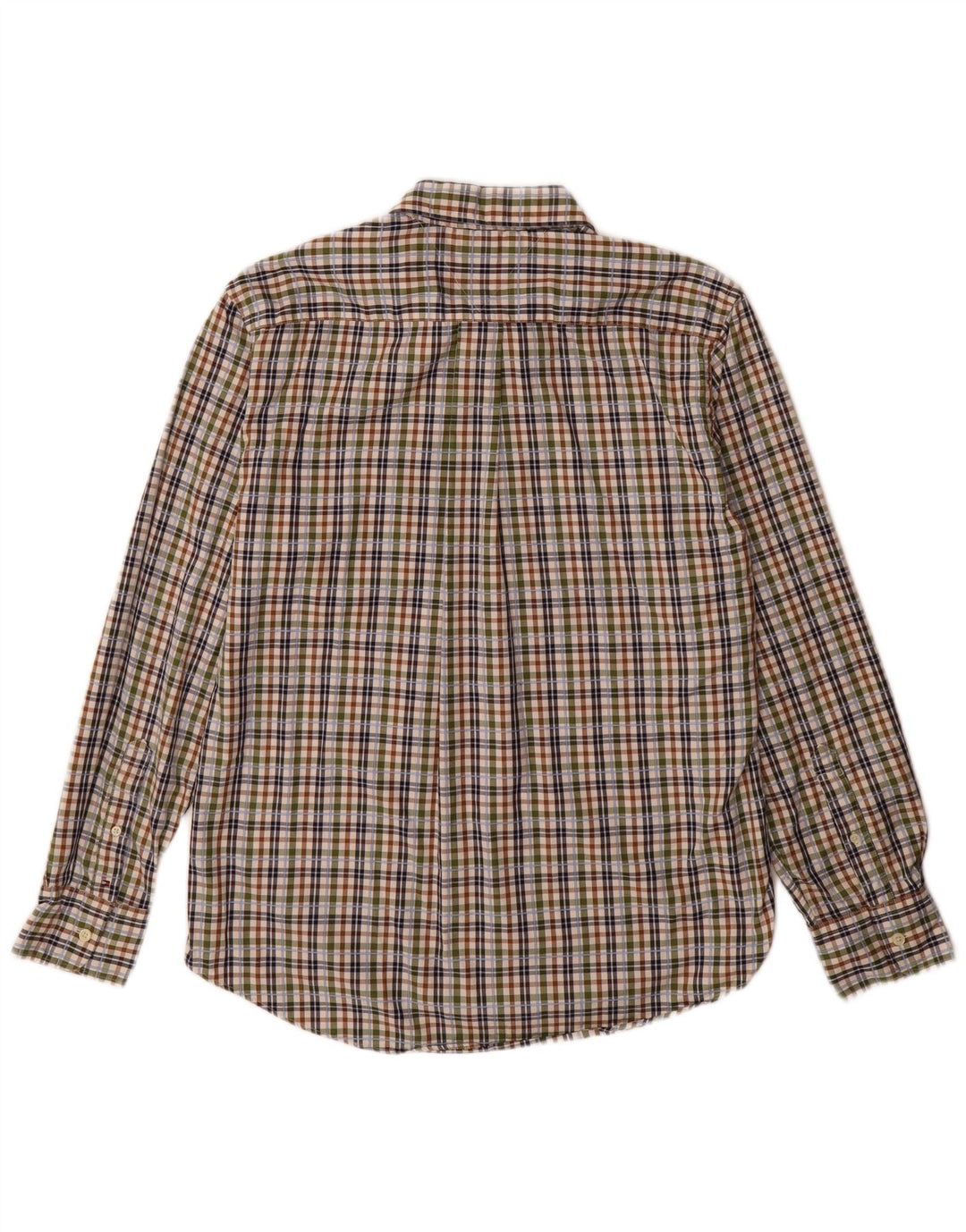 Męska koszula flanelowa Tommy Hilfiger slim fit w dużą wielobarwną kratkę
