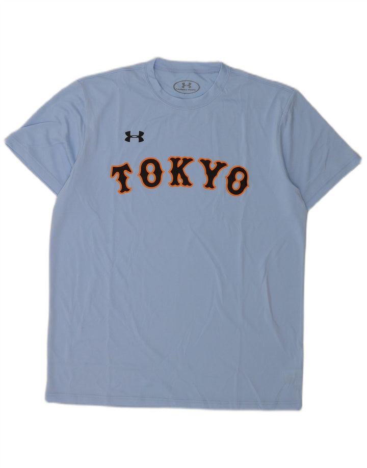 Męski T-shirt z grafiką Under Armour, duży, niebieski