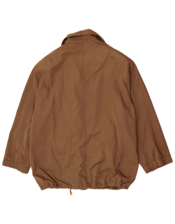 Damska kurtka użytkowa z rękawem 3/4 w stylu vintage, UK 18 XL, beżowa wiskoza