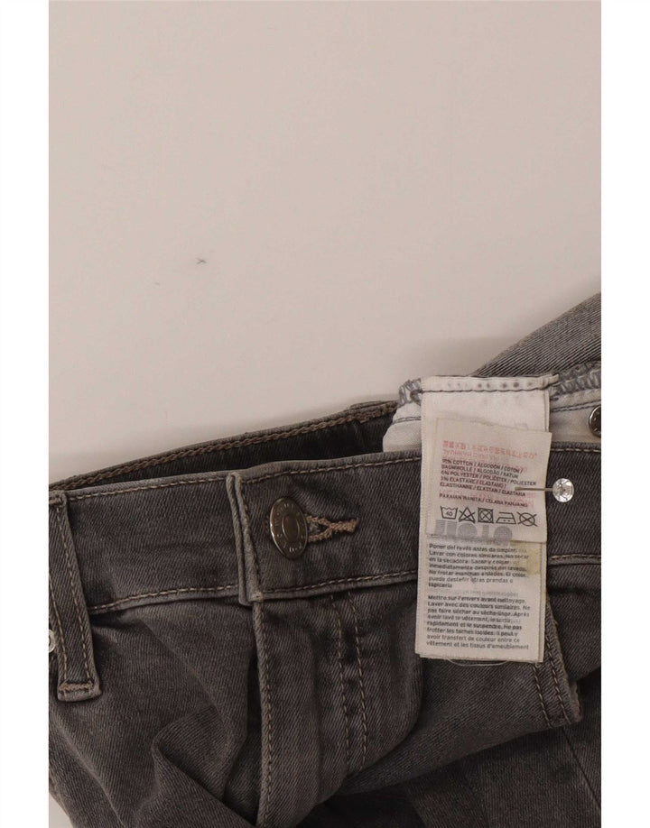 Damskie jeansy typu slim w trudnej sytuacji Topshop W30 L26, szara bawełna