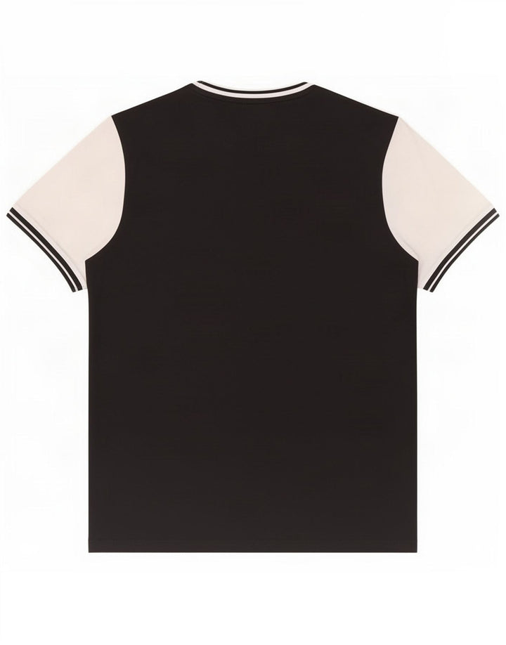 T-shirt męski Lyle & Scott, bawełniany, średniej wielkości, w kolorze czarnym