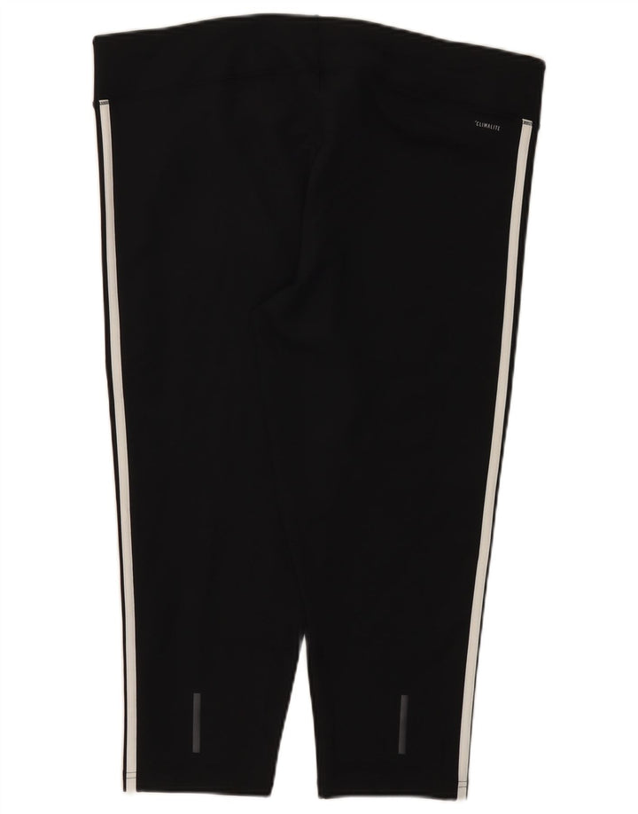 Legginsy Adidas Damskie Climalite Capri UK 24/26 2XL Czarny Poliester