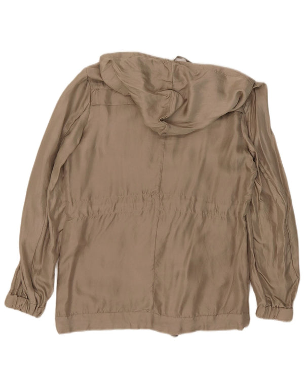 Damska kurtka z kapturem Guess By Marciano IT 40 Small, beżowa, jedwabna