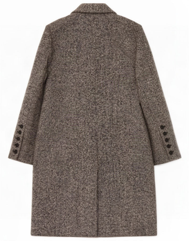 Zasady Płaszcz damski UK 12 Medium Grey Flecked Wool