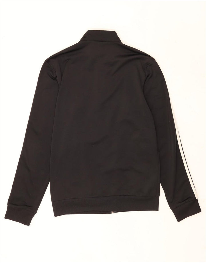 Adidas Męska bluza dresowa, mała, czarna, poliestrowa