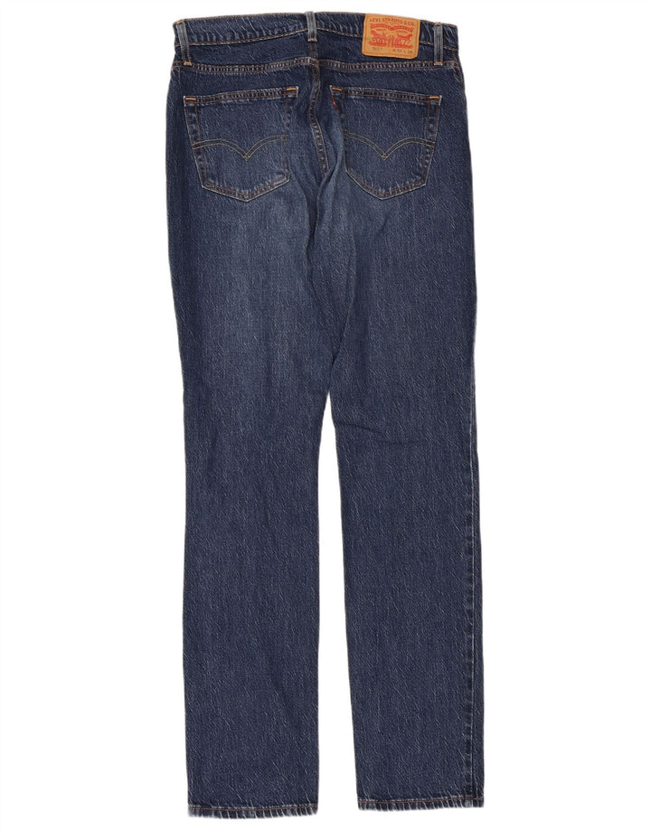 Męskie jeansy LEVI'S 511 Slim W32 L34 Niebieska bawełna