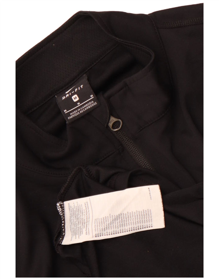 Męska kurtka dresowa Nike Dri Fit, średni czarny poliester