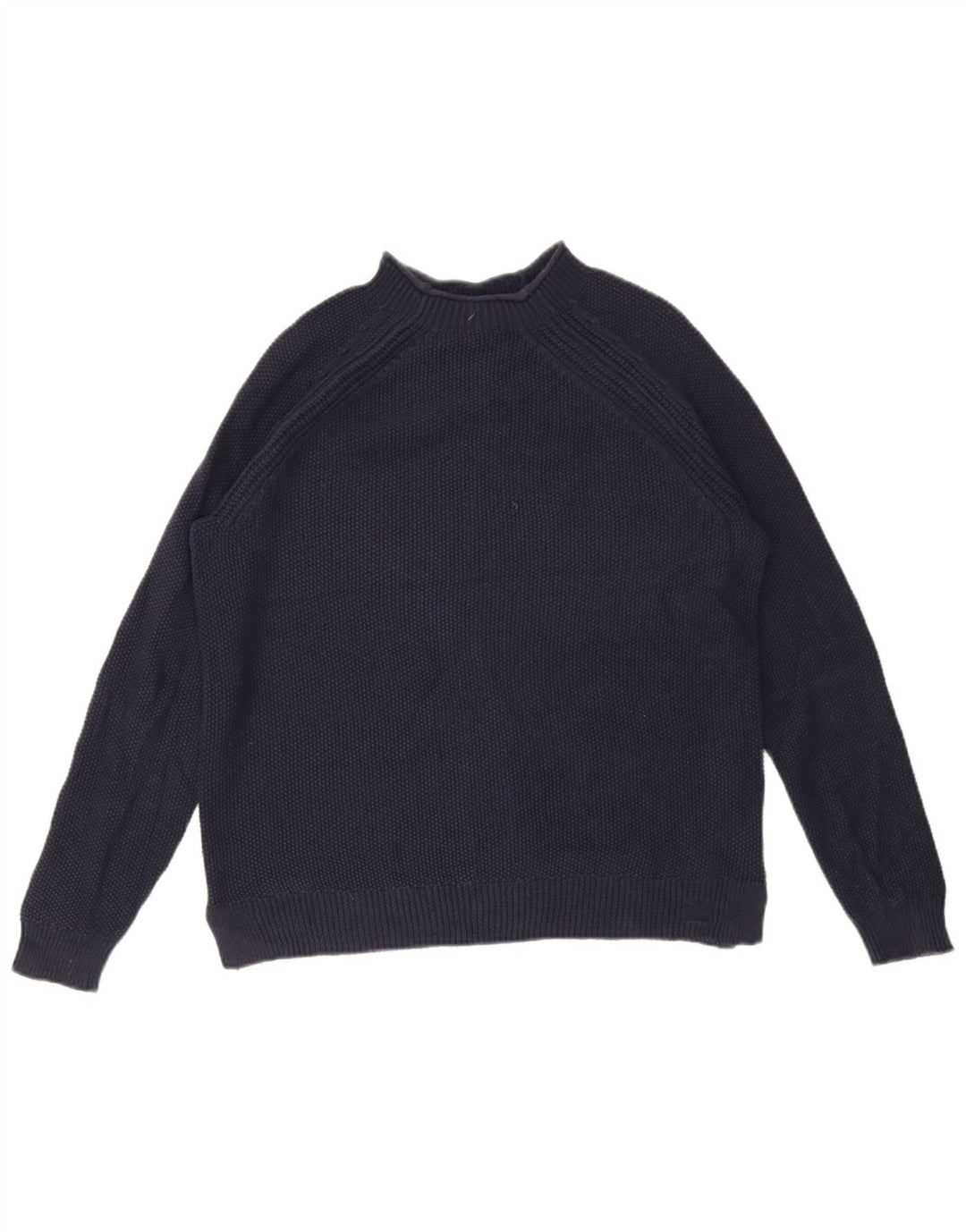 Crew Clothing Damski sweter z golfem UK 12, średni granatowy