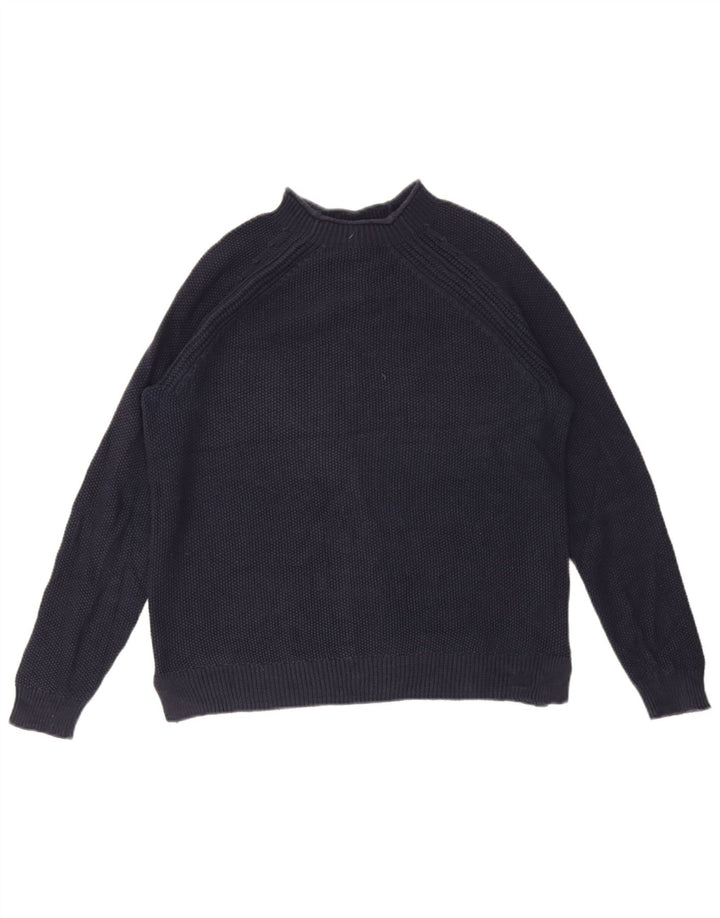 Crew Clothing Damski sweter z golfem UK 12, średni granatowy