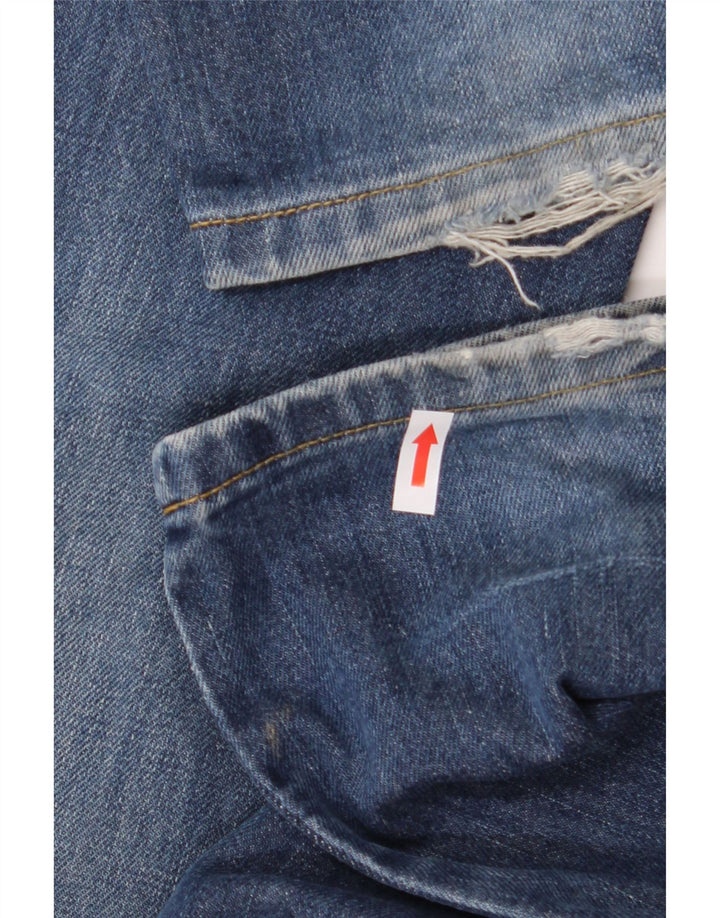 Męskie luźne dżinsy Lee Seattle W32 L34 Niebieskie bawełniane