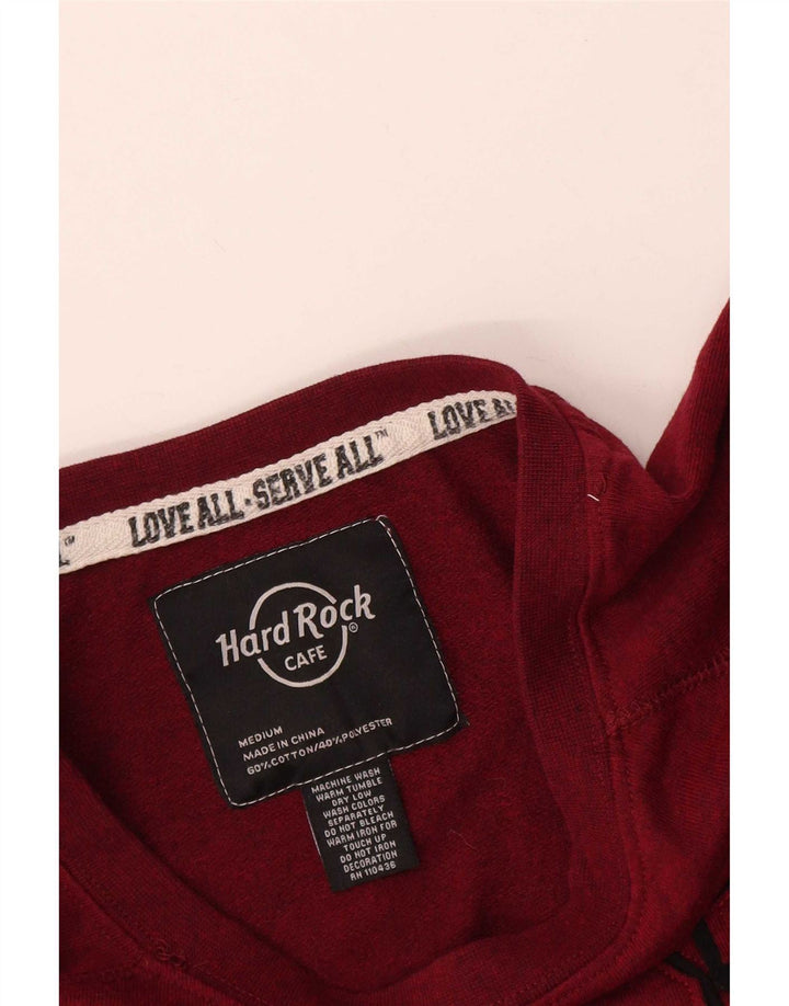 Bluza damska Hard Rock Cafe Phoenix, UK 14, średni burgund