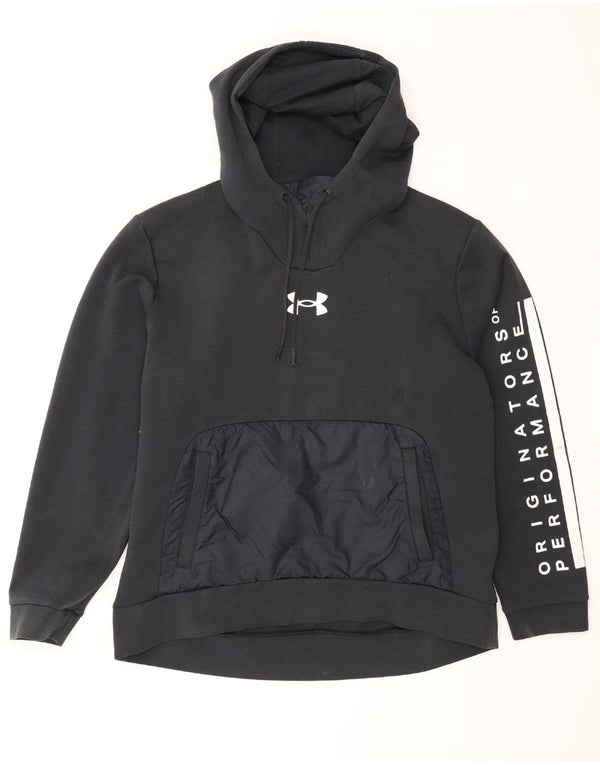 Męski sweter z kapturem Under Armour z grafiką, 2XL, czarny poliester