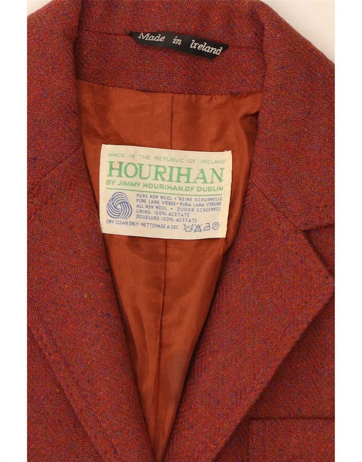 Damska marynarka zapinana na 3 guziki Jimmy Hourihan UK 8 Small Red Flecked