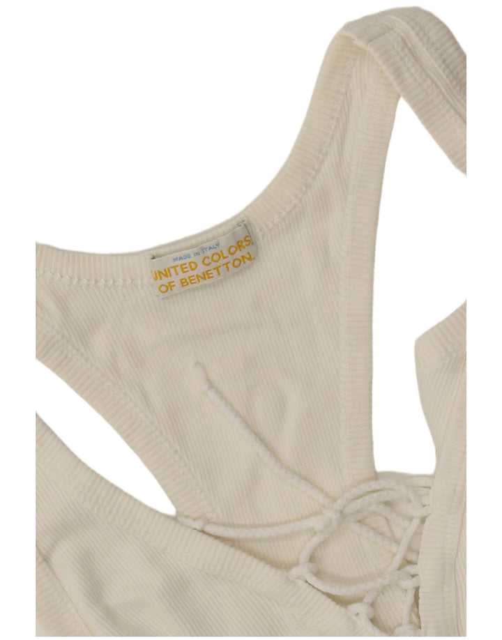 Body damskie Benetton UK 4 XS w kolorze złamanej bieli