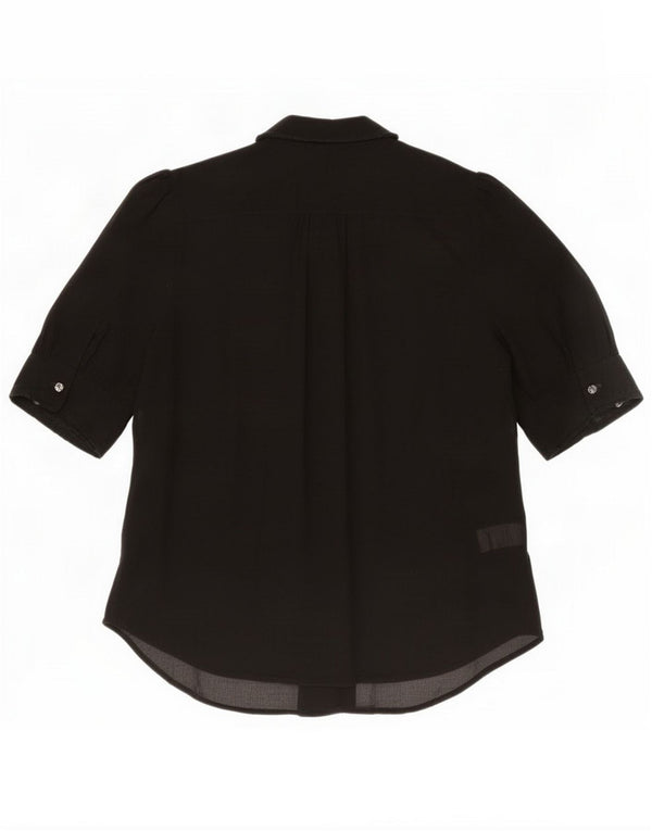 Bluzka damska z krótkim rękawem French Connection UK 14 Medium Black