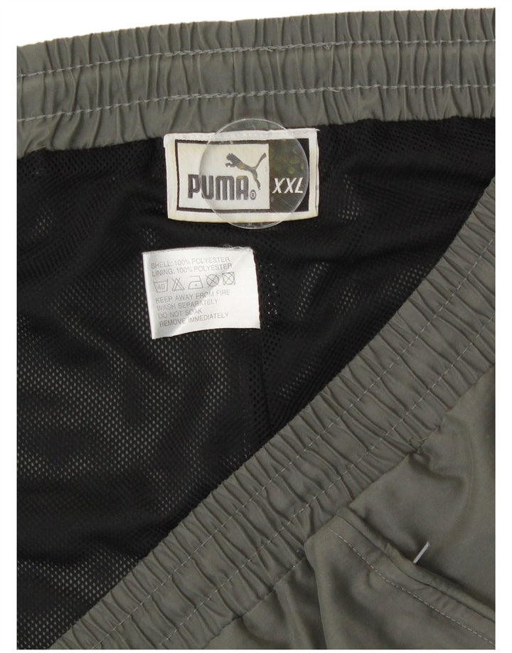 Męskie spodnie dresowe Puma Joggery 2XL Khaki Poliester