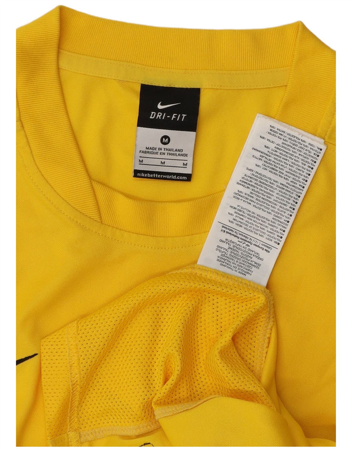 T-shirt męski Nike Dri Fit, średni żółty