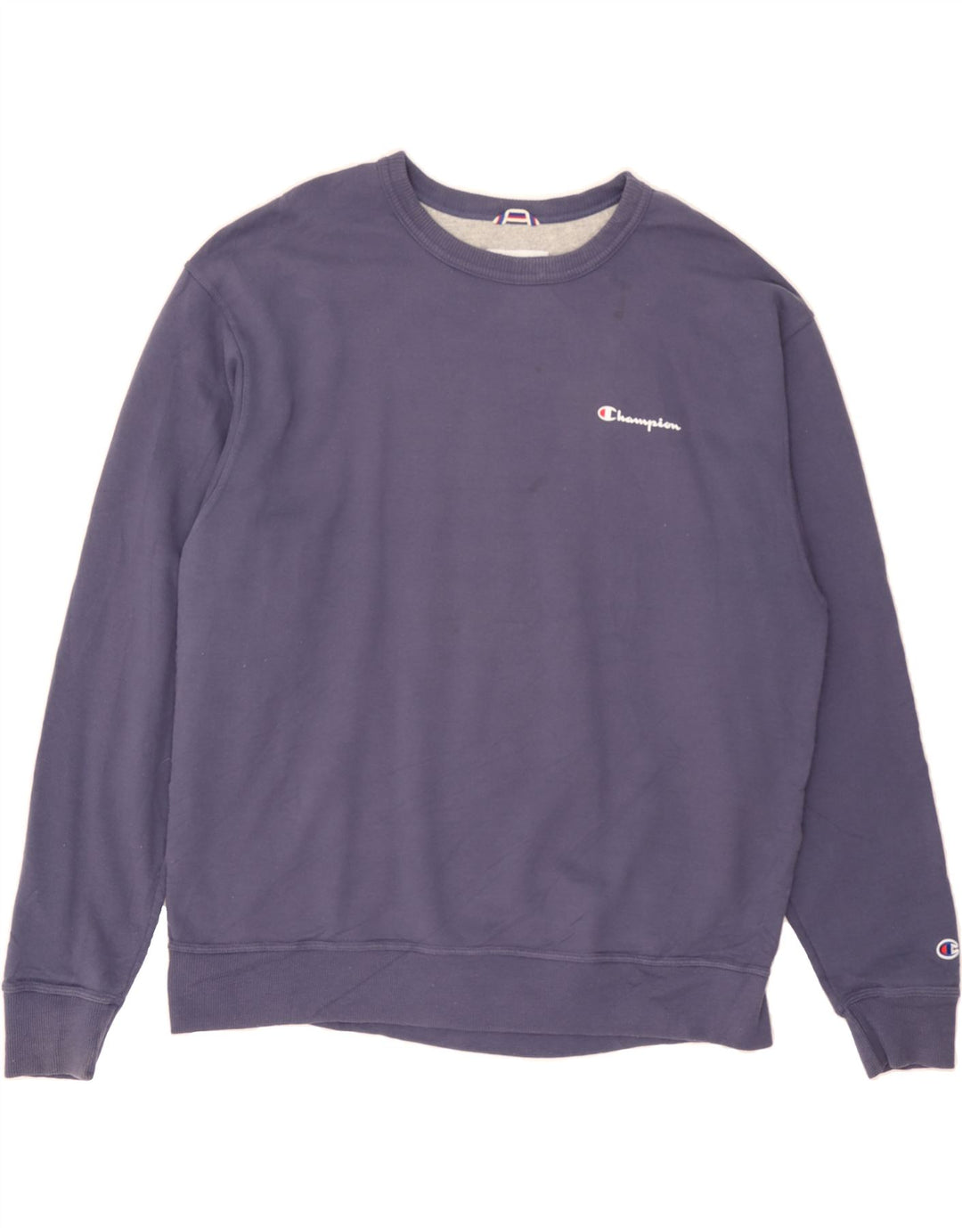 CHAMPION Mens Sweatshirt Jumper XL Navy Blue Cotton Vintage Champion and Second-Hand Champion from Messina Hembry 